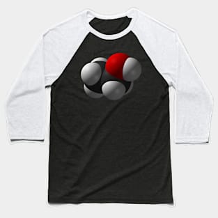 Ethanol 3D, Alcohol. (beer, tequila, vodka, wine, whiskey, liquor, gin, booze) Baseball T-Shirt